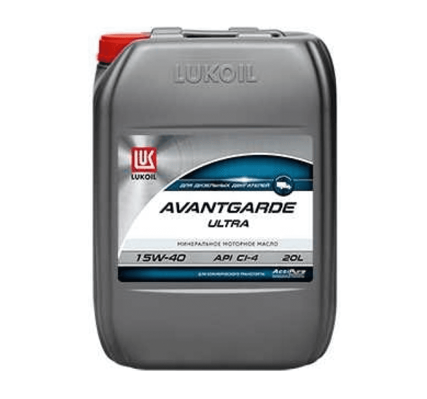 Моторное масло ЛУКОЙЛ АВАНГАРД УЛЬТРА SAE 15W-40, API CI-4/SL (канистра 20 л)